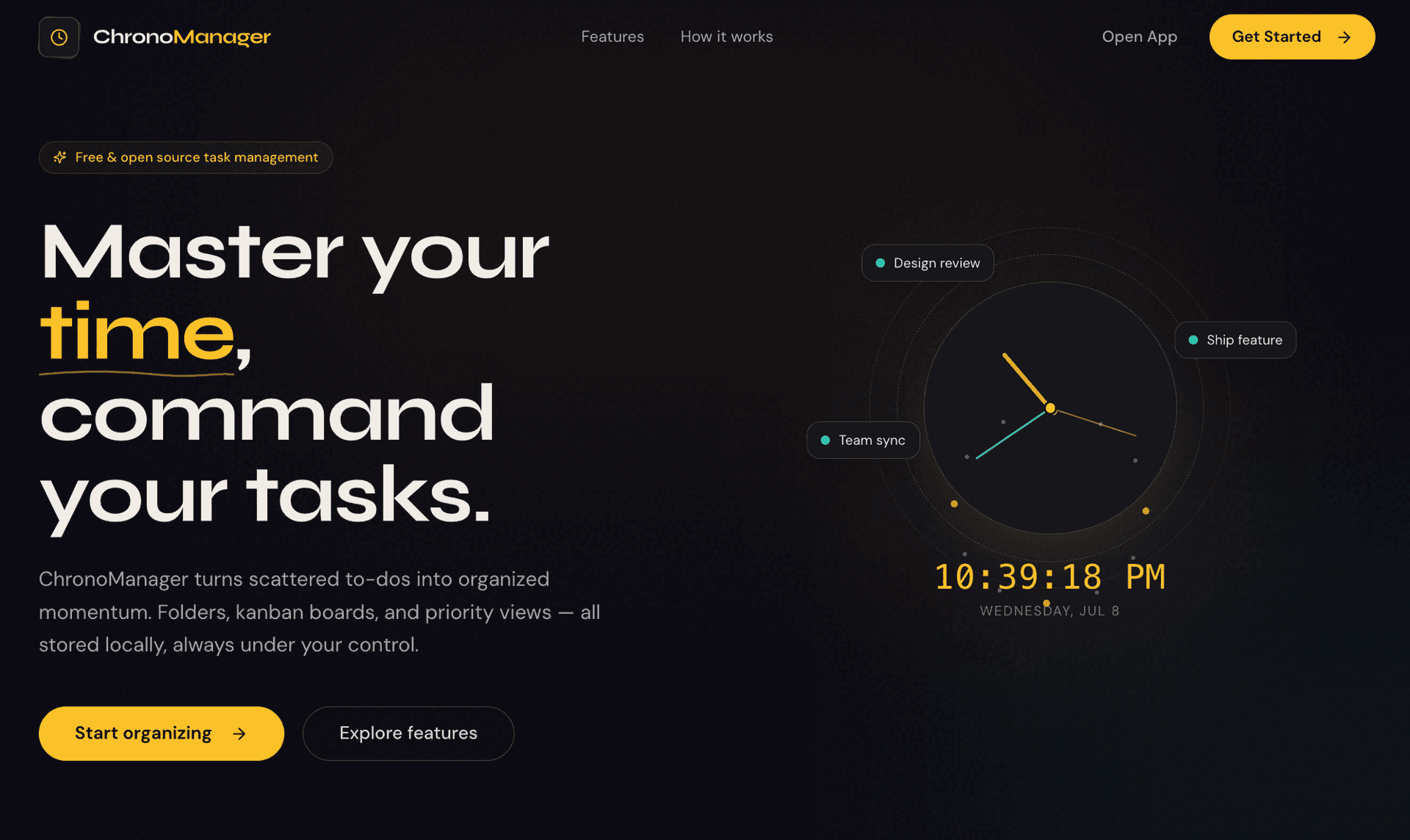 chronomanager — screenshot 1