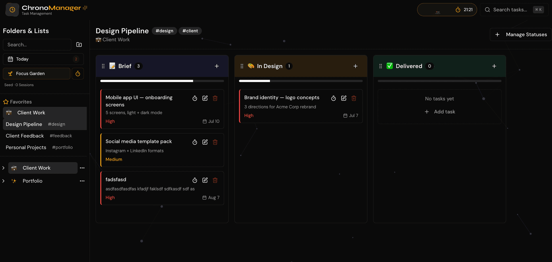 chronomanager — screenshot 4