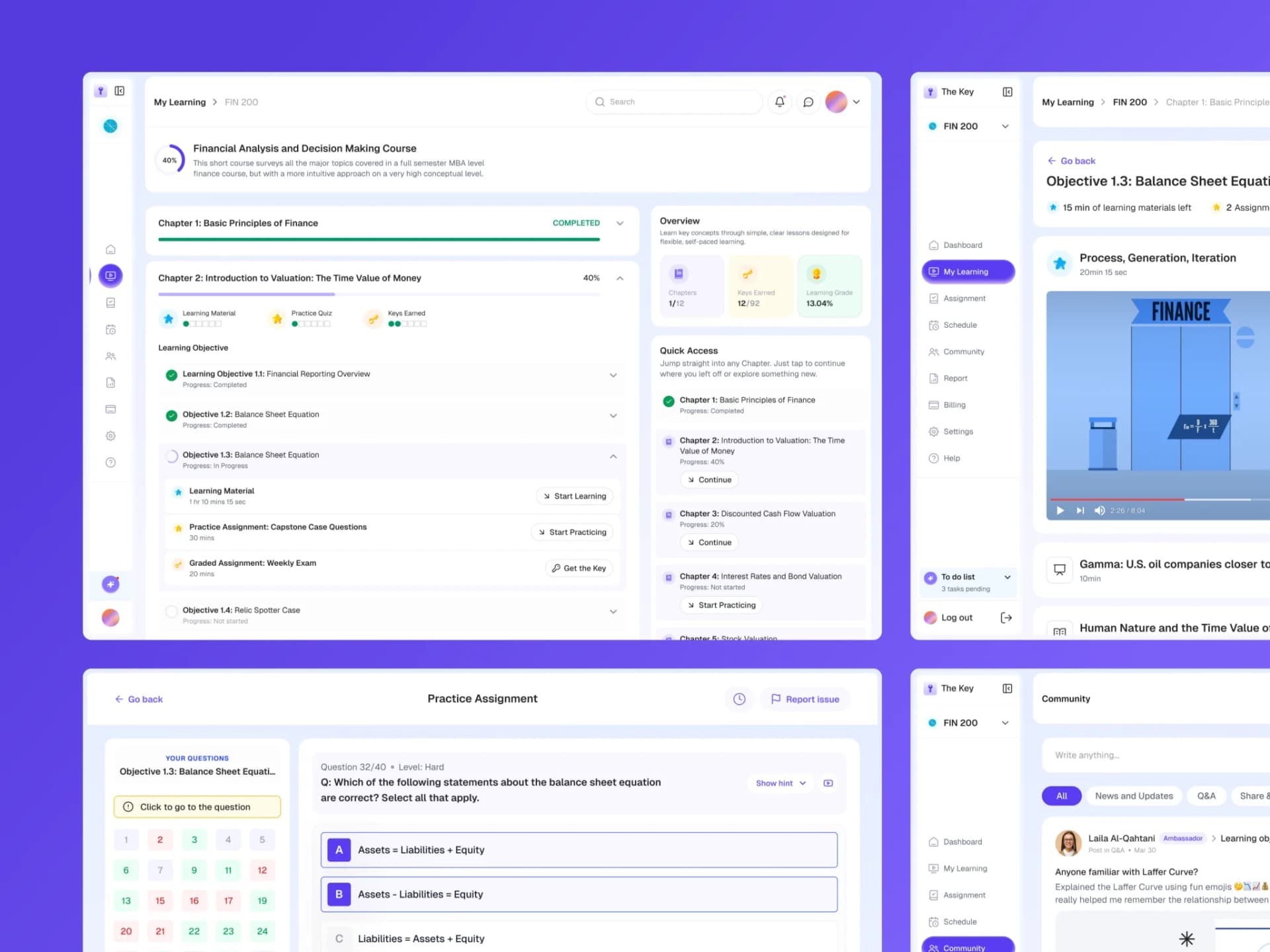 The Key — assignment workflow